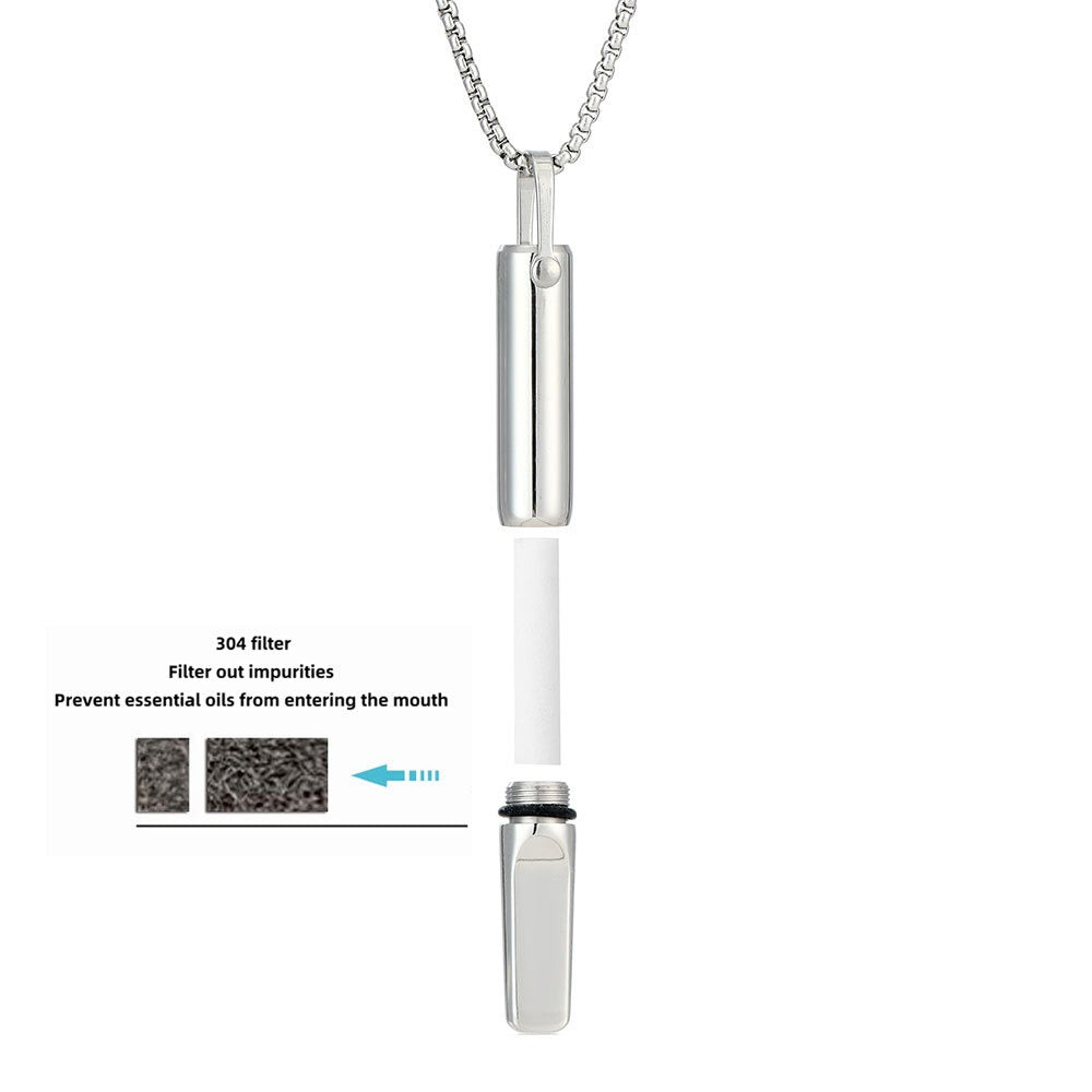 The Shift Pro | Aromatherapy Breathing Necklace with Silicone Tip & Safety Filter