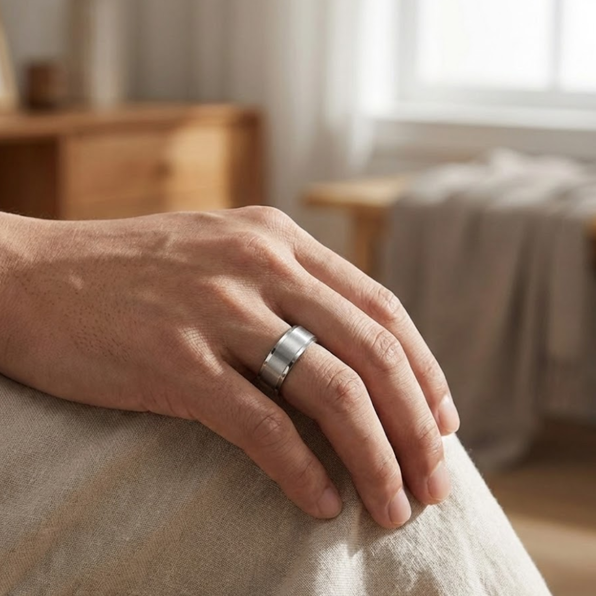 The Halo | Silent Anxiety Fidget Ring